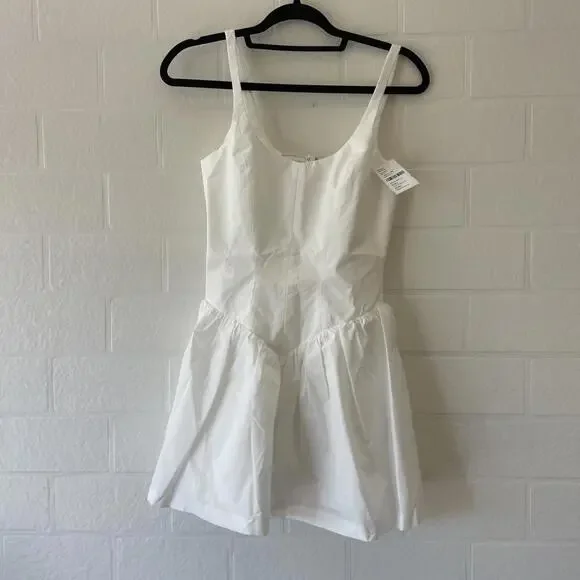 Amanda Uprichard 'Paterson' White Dress Size M New $248 msrp - Picture 5 of 9